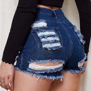 Jean shorts shein